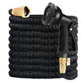 【Spotlight Day】100、75、50Ft Expandable Garden Hose,Heavy Duty Superior Strength,4 -Layer Durable Collapsible Latex Core,Extra Strong Brass Connectors ,Lightweight Flexible Water Hose