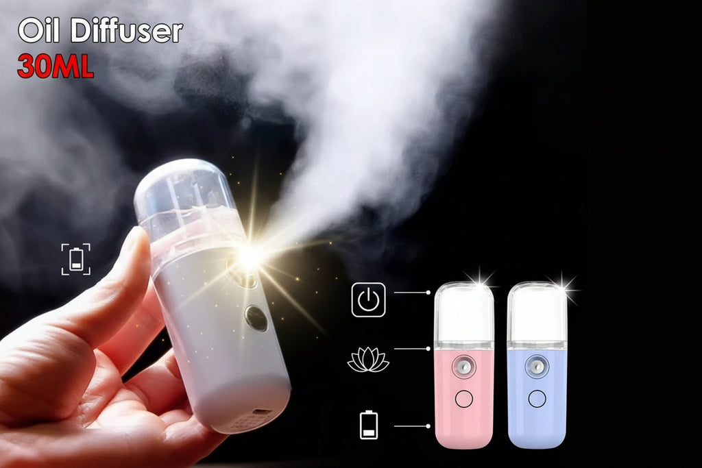 USB Mist Facial Sprayer Humidifier Rechargeable Nebulizer Face Steamer Moisturizing Beauty Instruments Face Skin Care Tools