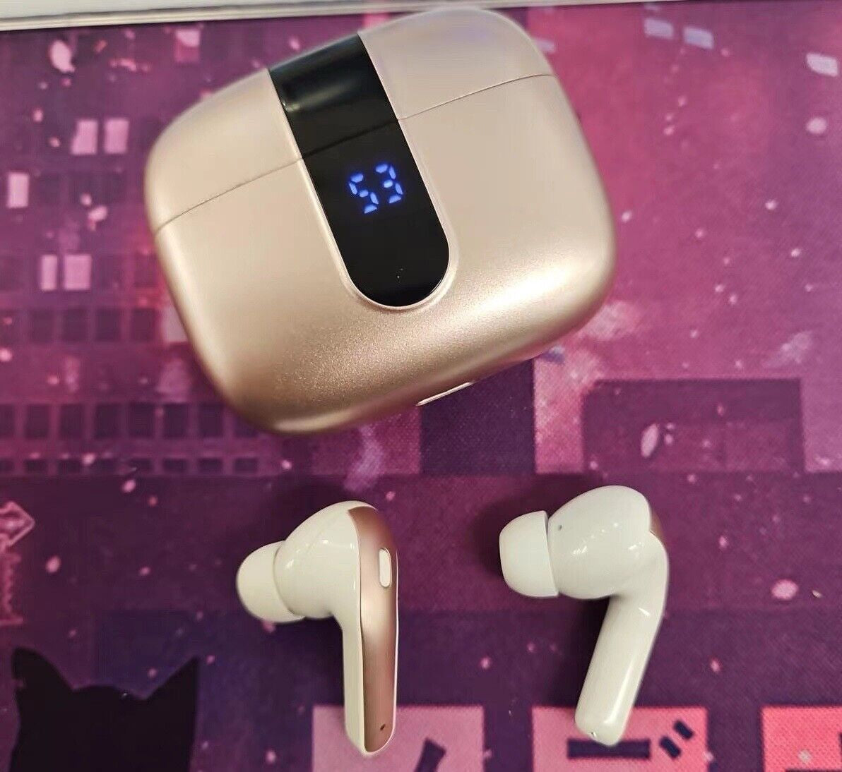 Wireless Earbuds Bluetooth 5.3 Headphones Waterproof Noise Cancelling