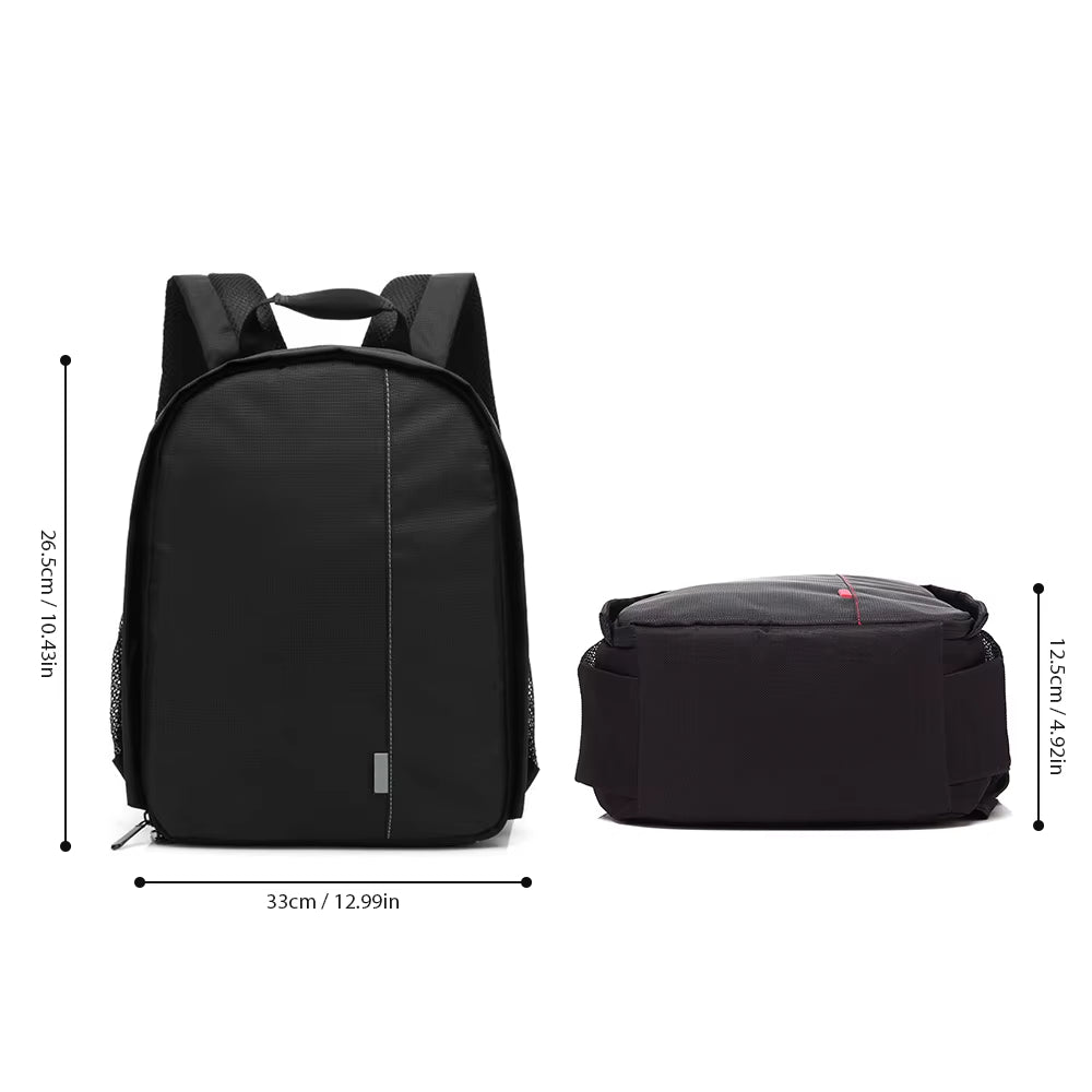 Outdoor Small DSLR Digital Camera Video Backpack Water-Resistant Multi-Functional Breathable Camera Bags