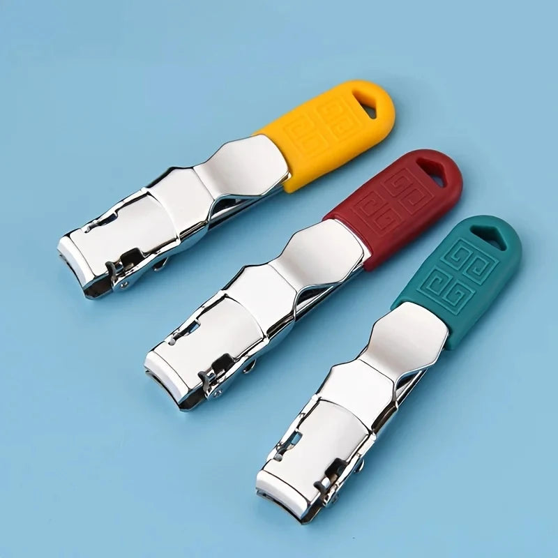 1Pcs Nail Clippers Collapsible Portable Travel Fingernail Nail Scissors Cutter Stainless Steel Manicure Tools