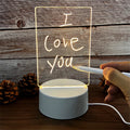 Veilleuse LED transparente et lumineuse USB