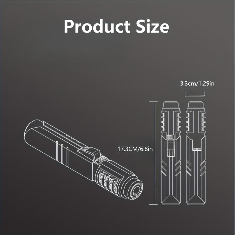 Powerful 1800° High Temperature Metal Spray Gun Butane Gas Lighter - Windproof, Blue, and Portable with Adjustable Flame Control for Outdoor Welding, Camping, and BBQ - Gift Box Packaging Included (Without Butane Gas)