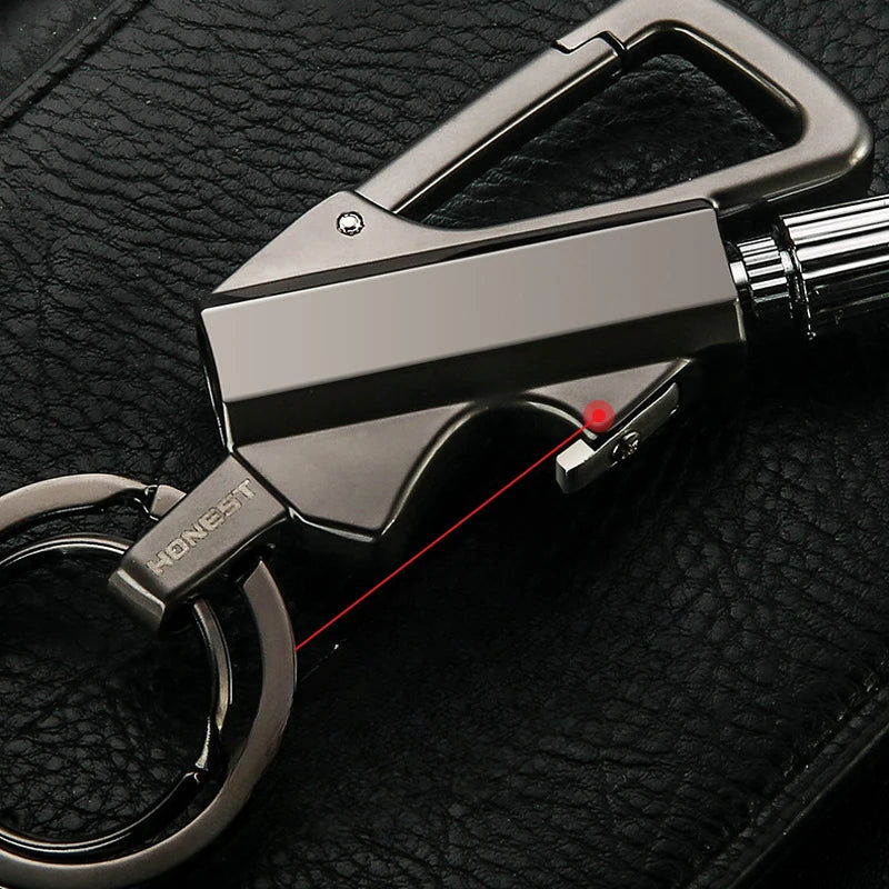 Multifunctional Keychain Kerosene Lighter Beer Bottle Opener Outdoor Portable Igniter Smoking Accessories Gadgets for Men