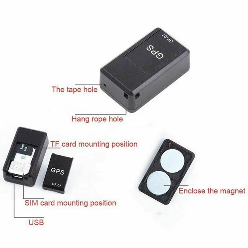 GF-07 Car Anti-Theft Magnetic Mini GPS Locator Tracker GSM GPRS Real Time Tracking Device Car Accessories Car Products