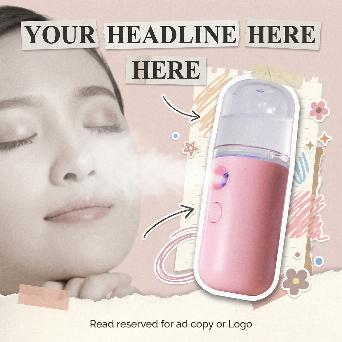 USB Mist Facial Sprayer Humidifier Rechargeable Nebulizer Face Steamer Moisturizing Beauty Instruments Face Skin Care Tools
